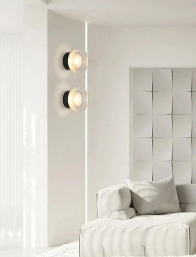 Spanish LED Wall Lamp | Contemporary Glass Sconce Light