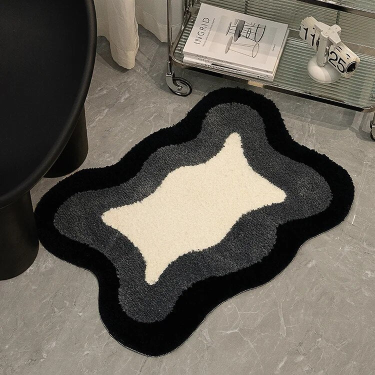Abstract Gradient Rug - Modern Area Rug with Bold Color