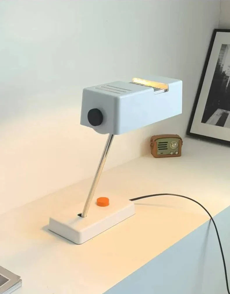 Retro Industrial Table Lamp – Bauhaus Lighting Metal Design