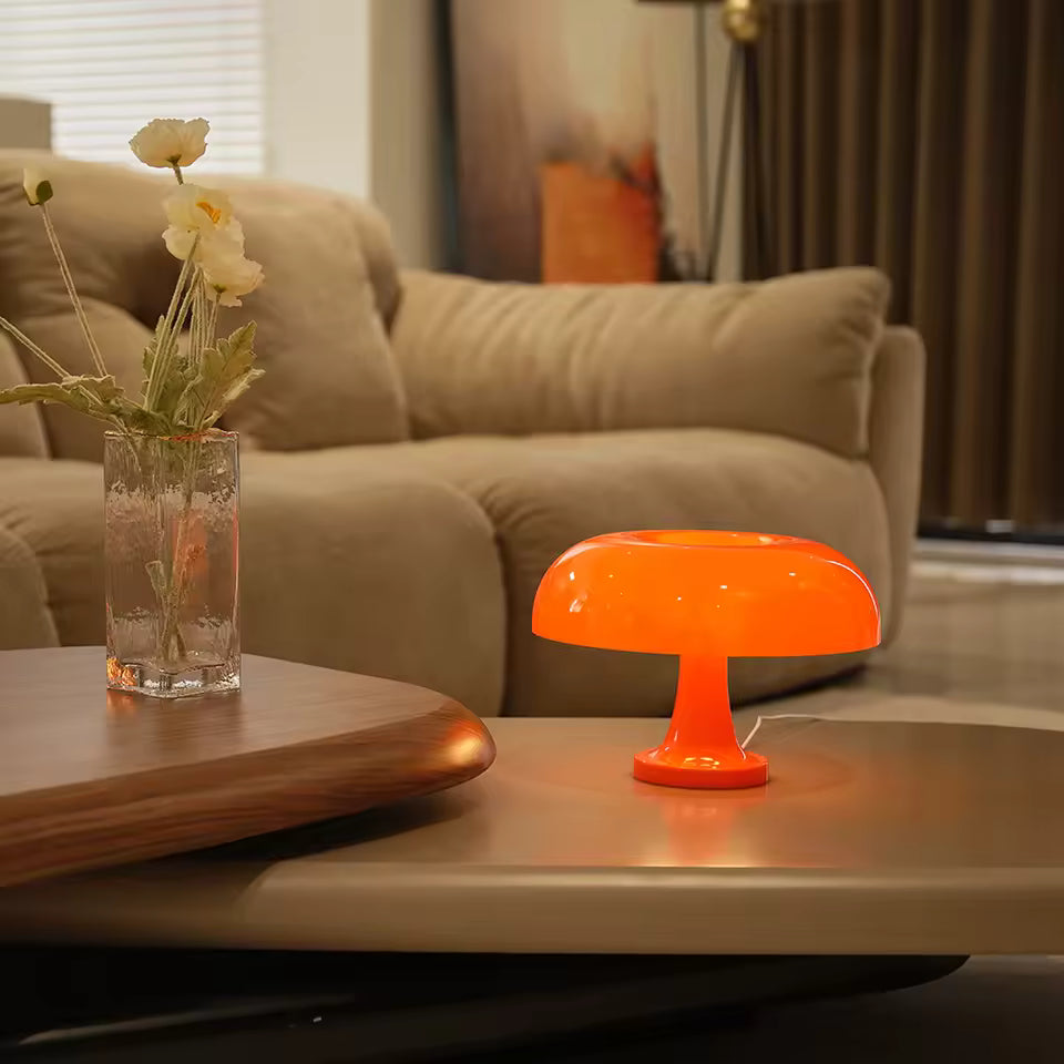 Macaron LED Table Lamp – Mushroom Design