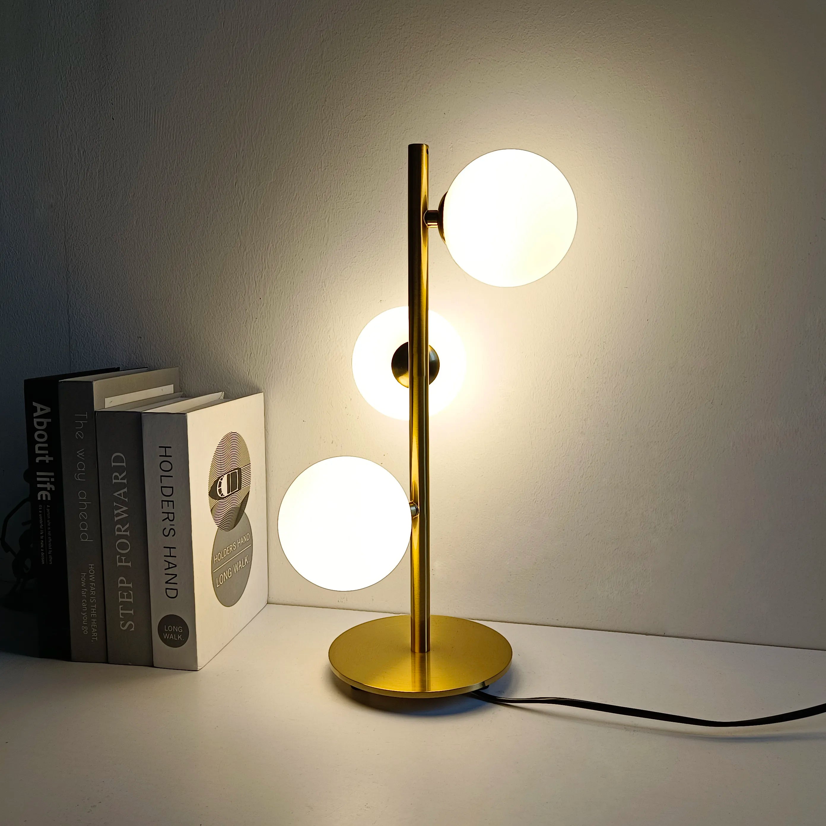 Triple Ball Table Lamp - Modern LED Lighting