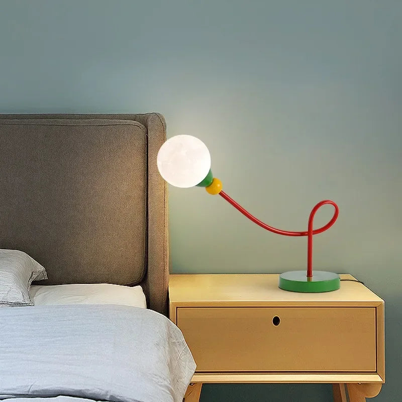 Colorful Moon Lamp - Wired Adjustable LED Light