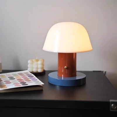 Cordless Mushroom Lamp | Modern Table Lamp by Haus Theory
