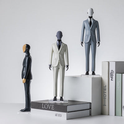 Male Model Statue - Handcrafted Resin Art Figure