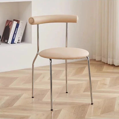 Minimalist Metal Frame Chair - Nordic Dining Seat