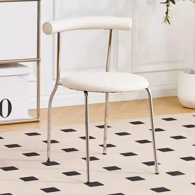 Minimalist Metal Frame Chair - Nordic Dining Seat