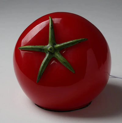 Red Tomato Table Lamp - Playful Desk & Nightstand Light