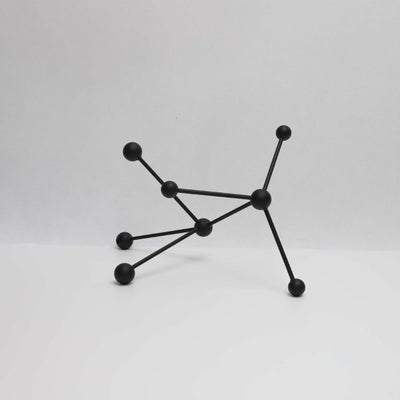 Modern Metal Ornament - Nordic Geometric Sculpture