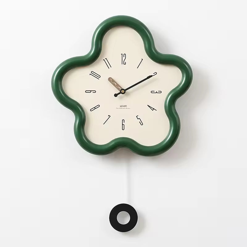 Style Flip Wall Clock – Minimalist Swinging Digital Clock for Living Room