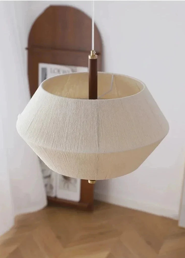 Rattan Ceiling Pendant Light | Handwoven Hemp Rope Lamp