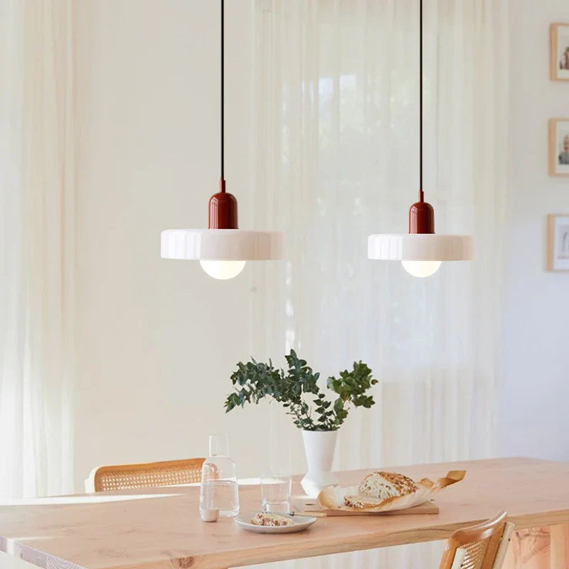 Nordic Pendant Lamp - Glass Round Ceiling Light