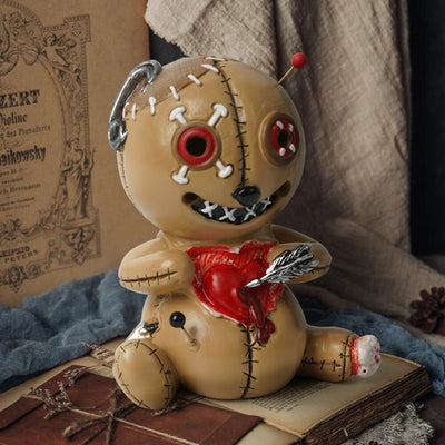 Voodoo Doll Incense Holder - Resin Decorative Burner