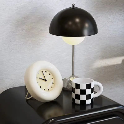 Silent Mini Alarm Clock - Nordic Bubble Design