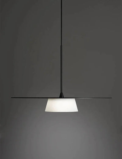 Pendant Ceiling Light - Thin Round Metal Plate Modern LED