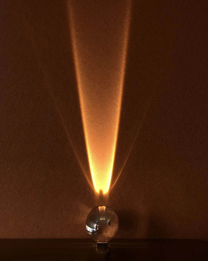 Crystal Table Lamp - Mini LED Sunset Sky Light