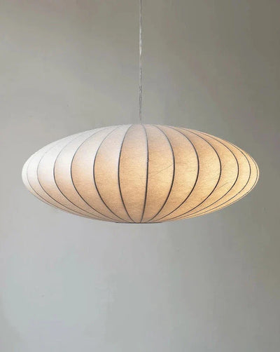 Japanese Silk Chandelier | Elegant Wabi-Sabi Ceiling Lamp