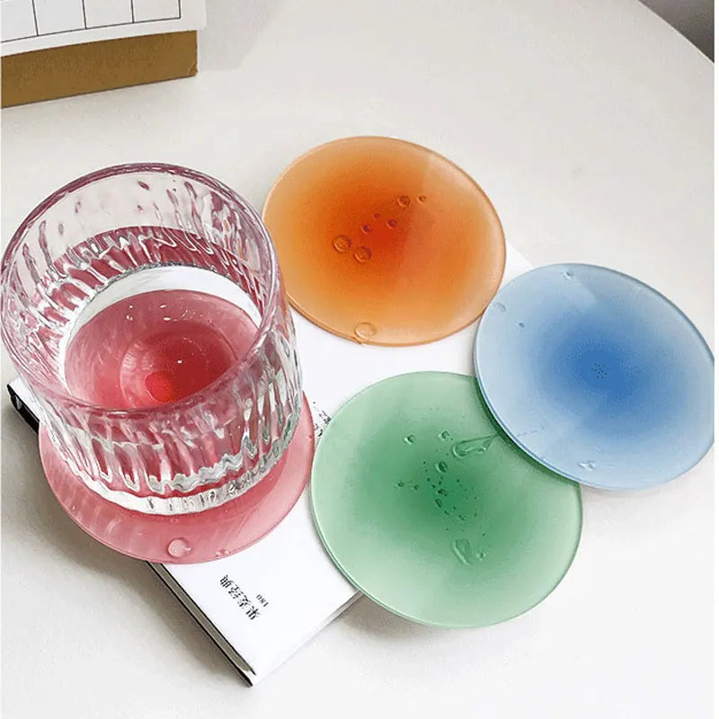 Gradient Acrylic Coaster | Vibrant Spill Proof Surface Protector