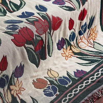 Bamboo Fiber Throw Blanket - Vintage Soft Cozy