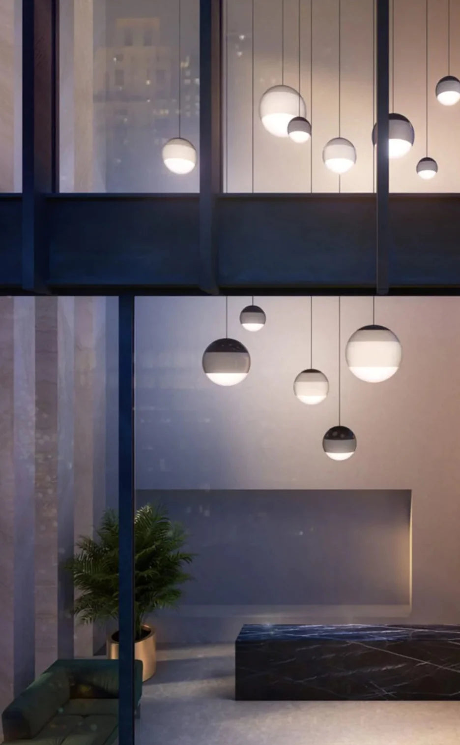 Nordic Pendant Lamp | Elegant Candy Glass Ceiling Fixture