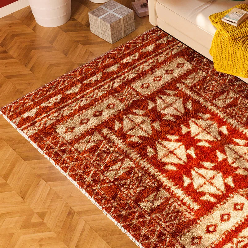 Morocco Style Carpet | Soft Polyester Area Rug