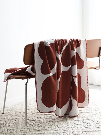 Jacquard Vine Throw | Cozy Sofa Throw, Machine Washable