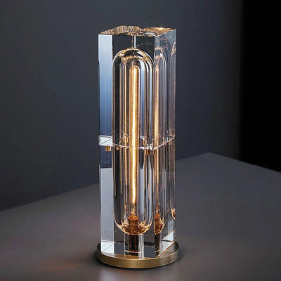 Crystal Glass Table Lamp - Hotel Style Luxury Ambient Light