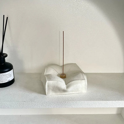 Ceramic Incense Holder - Pillow Shaped Stand