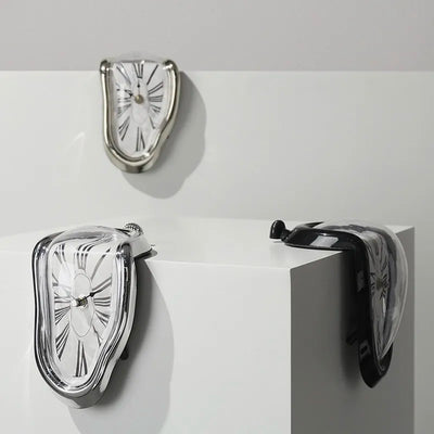 Salvador Dali Melting Clock | Surrealist Silent Desk Clock