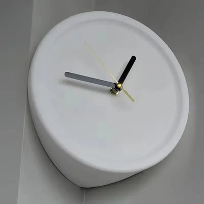 Corner Angle Clock - Modern ABS Design 8x8"