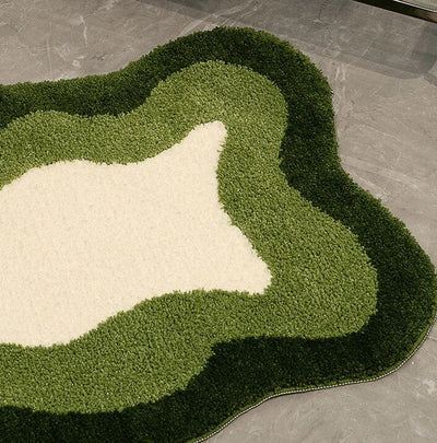 Abstract Gradient Rug - Modern Area Rug with Bold Color