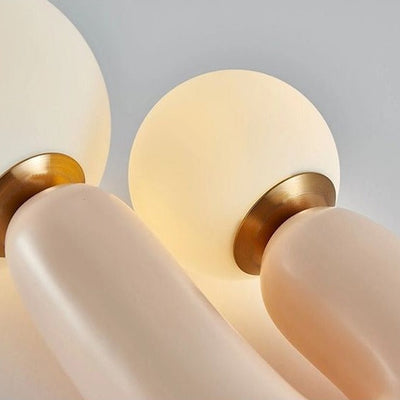 Organic Twin Ball Lamp – Modern Table Lighting