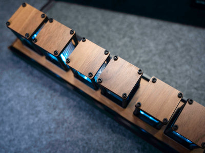 Nixie Tube Clock - Custom Wooden Digital Timer