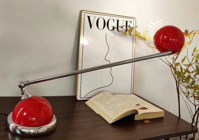 Retro Table Lamp – Haus Theory Rotating Ball Minimalist Lighting