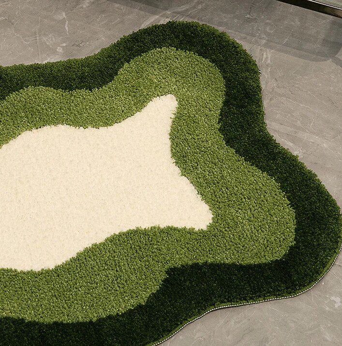 Abstract Gradient Rug - Modern Area Rug with Bold Color