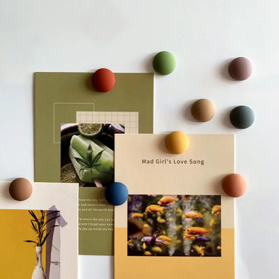 Macaron Ball Magnets - Colorful Refrigerator Set