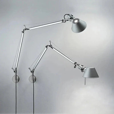 Industrial Wall Lamp | Corded Foldable Arm Sconce Light