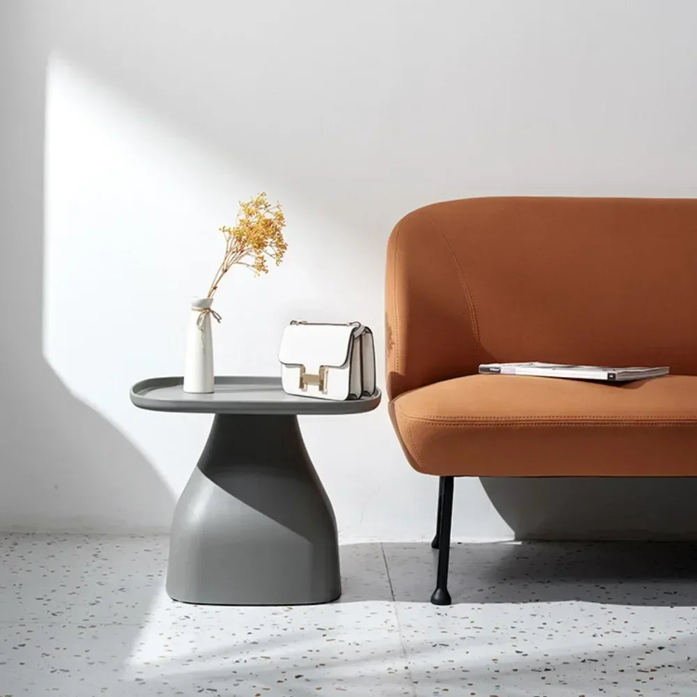 Minimalist Coffee Table - Round Corner Square Durable Plastic Side Table