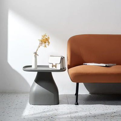 Minimalist Coffee Table - Round Corner Square Durable Plastic Side Table