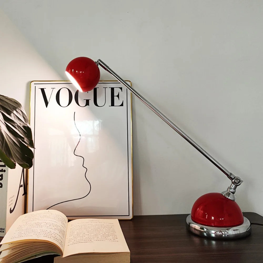 Retro Table Lamp – Haus Theory Rotating Ball Minimalist Lighting