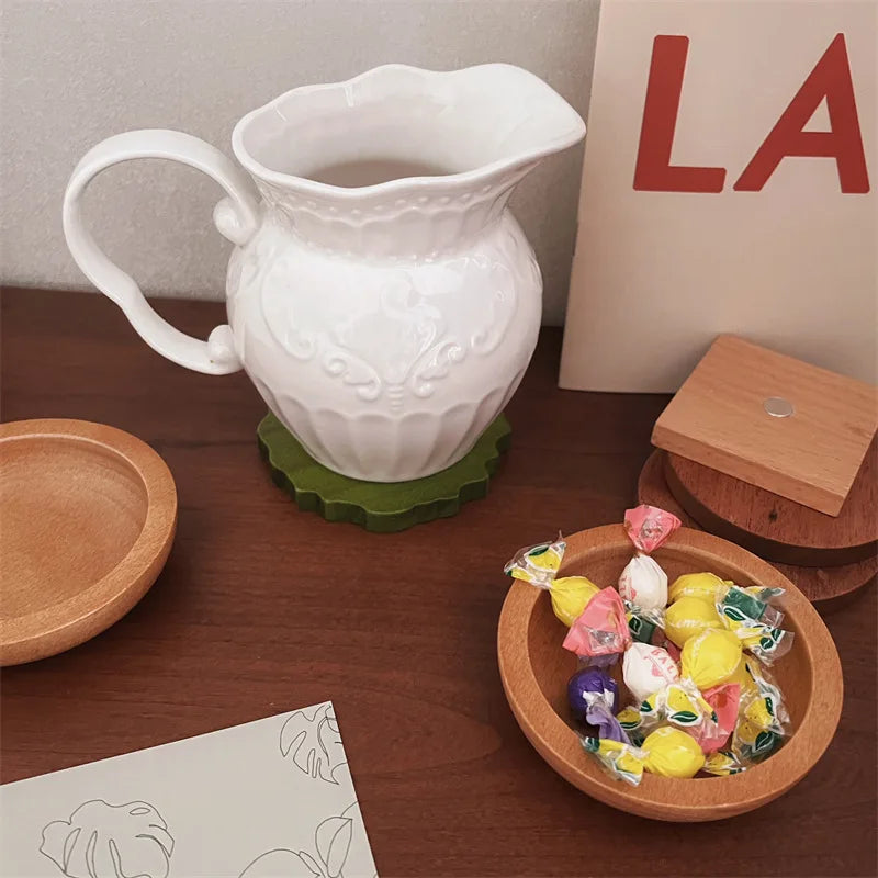 Wooden Burger Coasters - Magnetic Drink Set