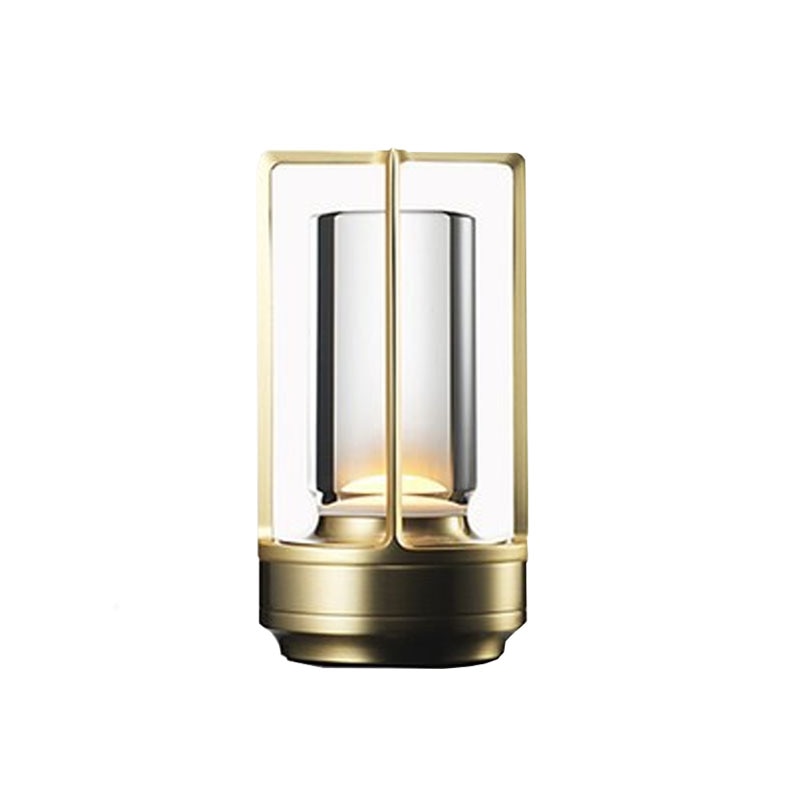 Cordless LED Table Lamp - Retro Bar Lamp Metal Dimmable