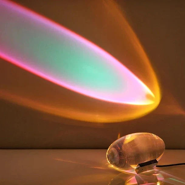 Crystal Table Lamp - Mini LED Sunset Sky Light