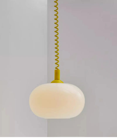 Retro Pendant Lamp – Colorful Coil Nordic Lighting Fixture