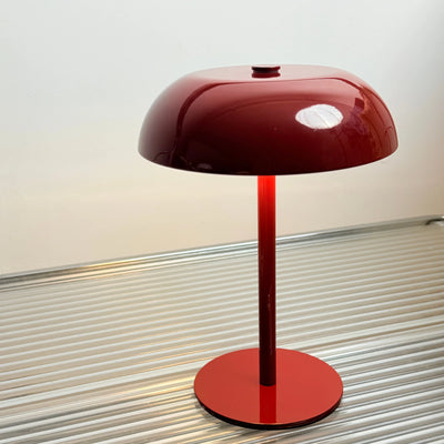 Cordless Metal Table Lamp | Portable Industrial LED Light