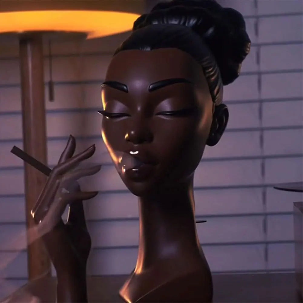 Smoking Women Incense Holder | Visual Smoke Effect Gift