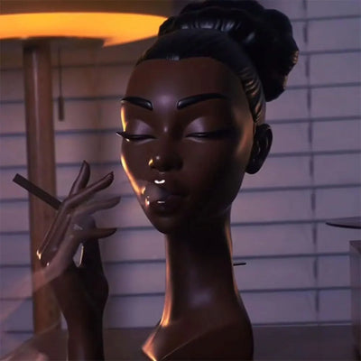 Smoking Women Incense Holder | Visual Smoke Effect Gift