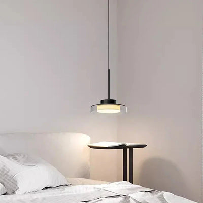 French Pendant Ceiling Light | Modern Metal Acrylic Lamp