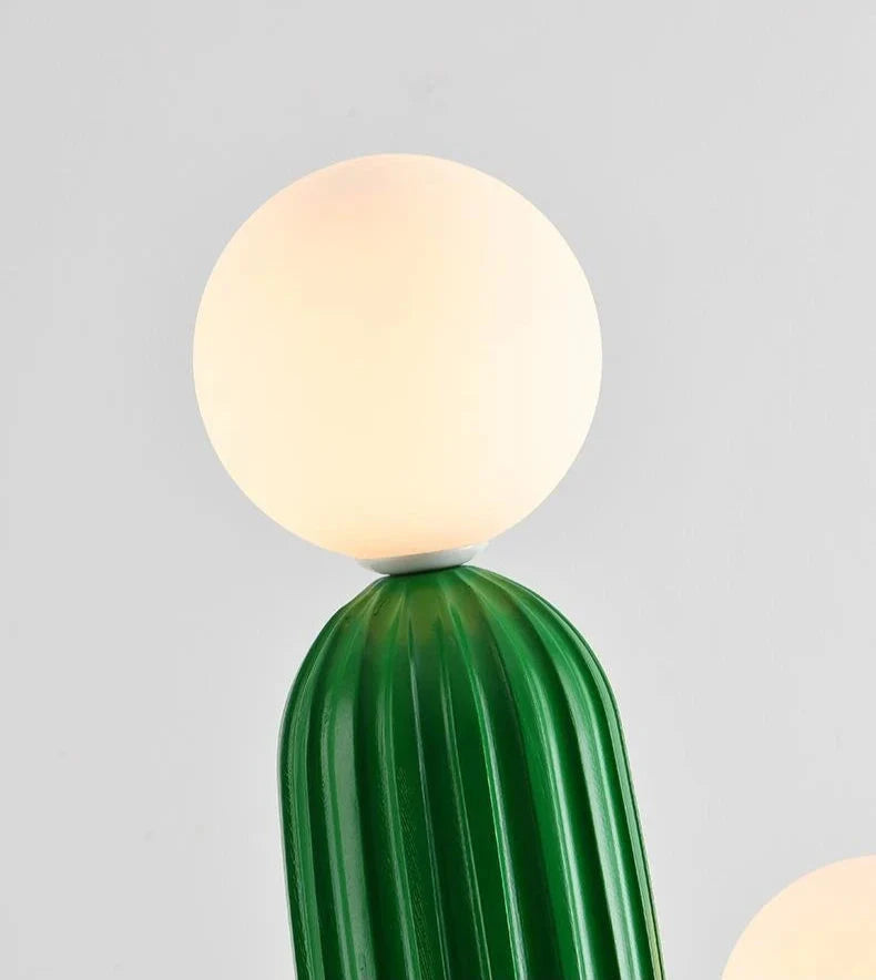 Cactus Floor Lamp - Modern Sculptural Resin Light