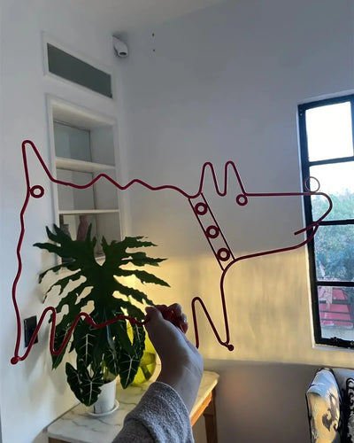 Metal Wall Hook - Bull Terrier Coat Hanger | Durable Decor
