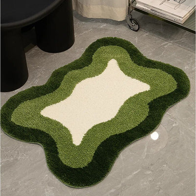 Abstract Gradient Rug - Modern Area Rug with Bold Color